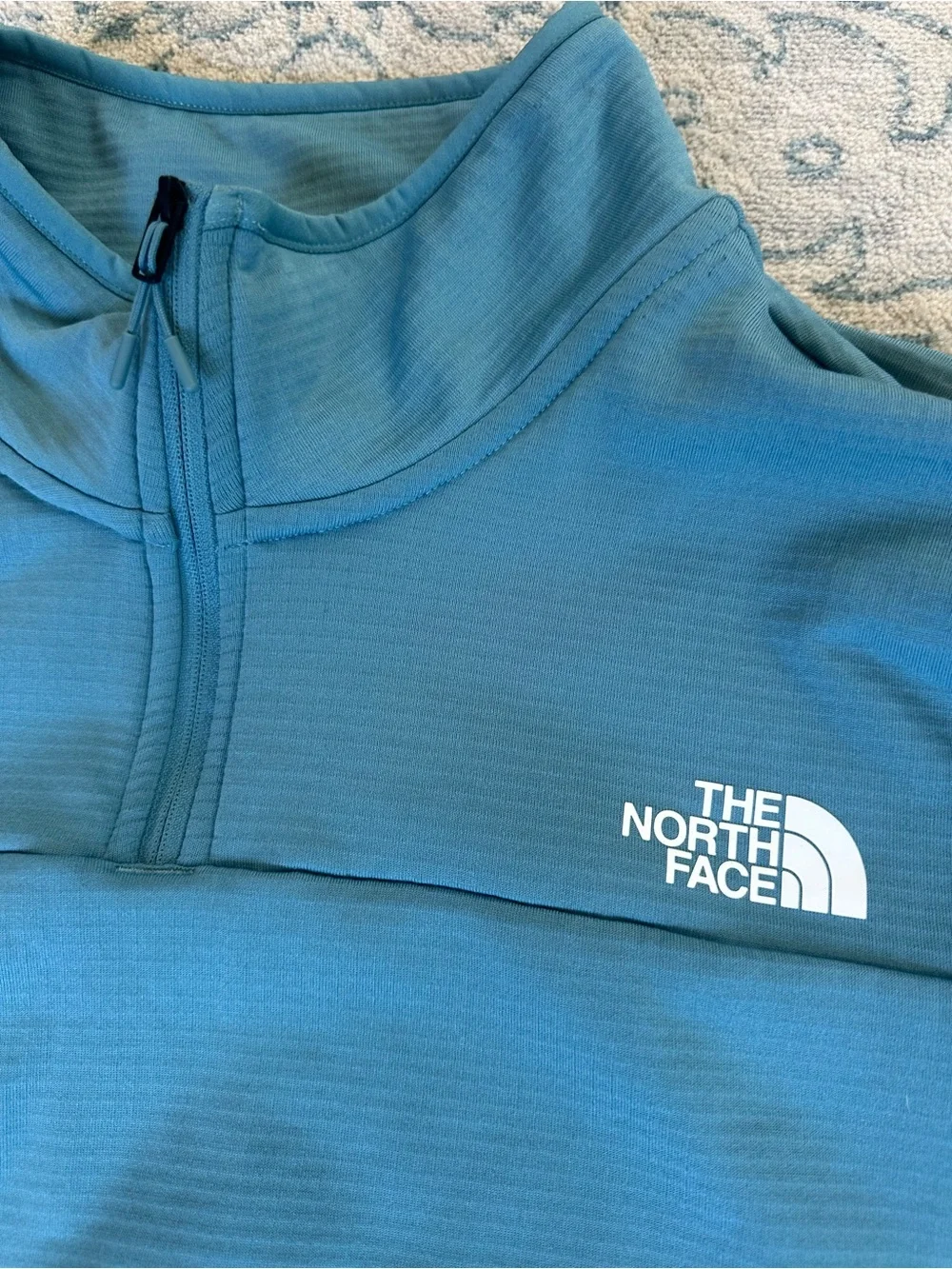 The North Face Men’s XXL Blue Teal Quarter Zip Pullover